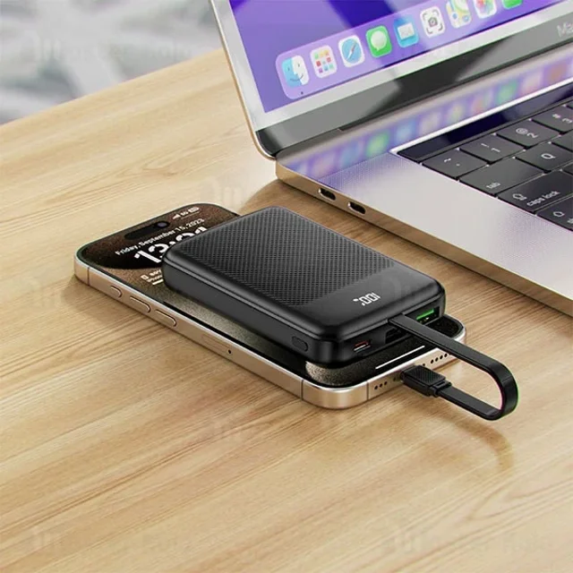 پاوربانک 10000 ایس فست ACEFAST M13 توان 22.5 وات همراه با کابل متصل - تصویر 6