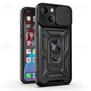 گارد محافظ ضد ضربه انگشتی آیفون Apple iPhone 13 SHUNIJA Armor Case دارای محافظ دوربین - تصویر 3