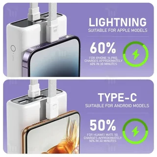 پاوربانک 10000 روموس Romoss PLT10A Powerbank توان 22.5 وات - تصویر 8