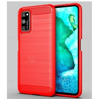قاب محافظ ژله ای هواوی Huawei Honor V30 / V30 Pro Rugged Armor Fiber Carbon - تصویر 5