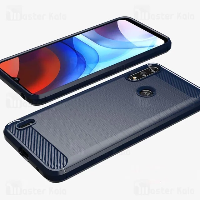 قاب فیبر کربنی موتورولا Motorola Moto E7 Power Rugged Armor Fiber Carbon - تصویر 7