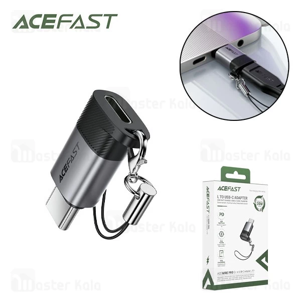 تبدیل OTG تایپ سی به لایتنینگ ایس فست ACEFAST J19