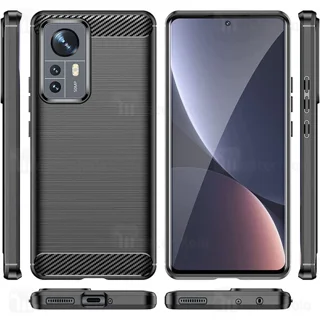 قاب فیبر کربنی شیائومی Xiaomi 12 / 12X / 12S Rugged Armor Fiber Carbon - تصویر 6