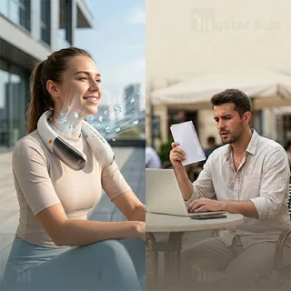 پنکه گردنی شارژی پرودو Porodo Lifestyle Chillo Zen PDLFSTZH39BK - تصویر 4
