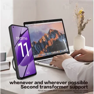 قاب ضد ضربه مگنتی Realme 11 4G Magnetic Support Case دارای محافظ دوربین - تصویر 7