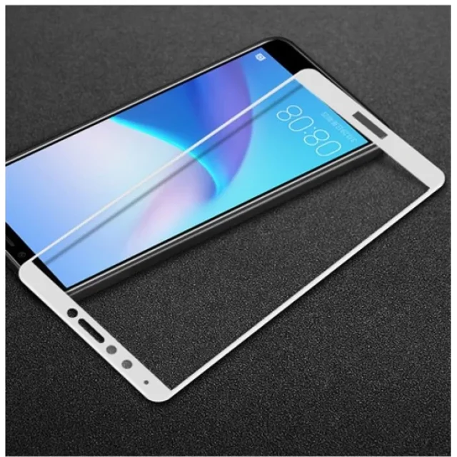 محافظ صفحه شیشه ای تمام صفحه تمام چسب مارک TT هواوی Huawei Y9 2018 /Enjoy 8 Plus - تصویر 3