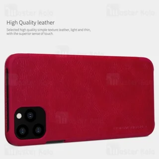 کیف چرمی نیلکین اپل آیفون Apple iPhone 11 Pro Nillkin Qin Leather Case - تصویر 6