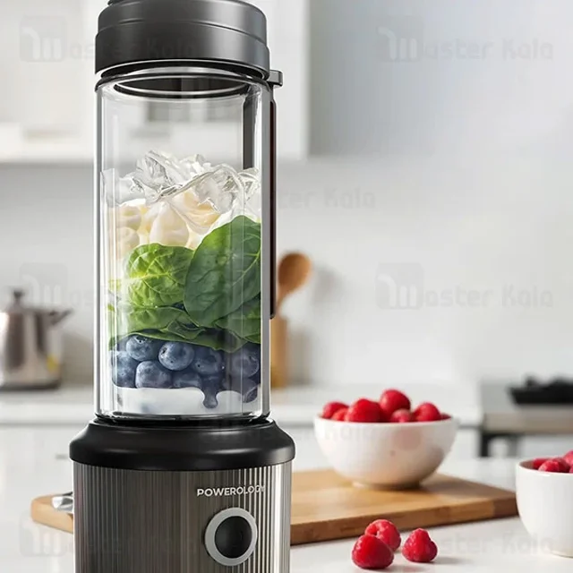 مخلوط کن قابل حمل شارژی پاورولوژی Powerology Press Refresh PSM013BK - تصویر 5