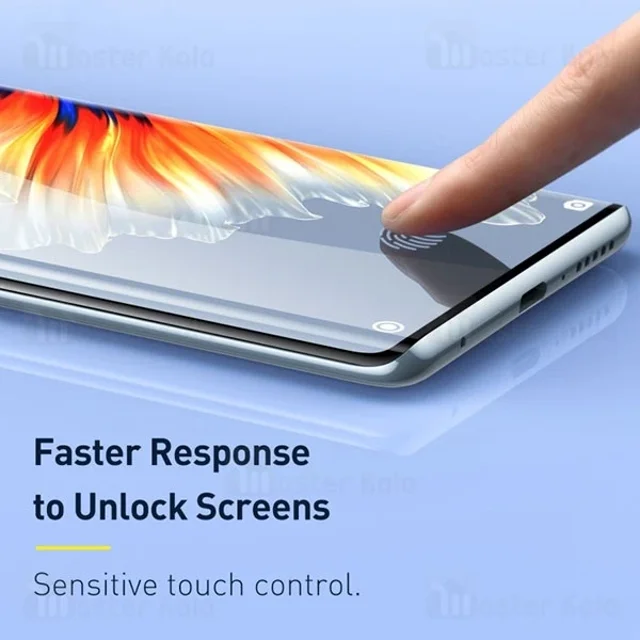 محافظ صفحه شیشه ای تمام صفحه تمام چسب خمیده Baseus Full Curved 0.25mm Xiaomi Mix 4 - تصویر 3