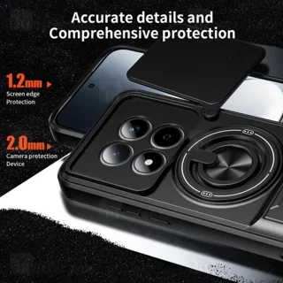 قاب ضد ضربه مگنتی Xiaomi Redmi Note 15 Pro 5G Magnetic Multifunctional Case دارای محافظ - تصویر 5