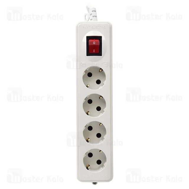 چند راهی برق پارت الکتریک Part Electric PE293 طول 1.8 متر - تصویر 3