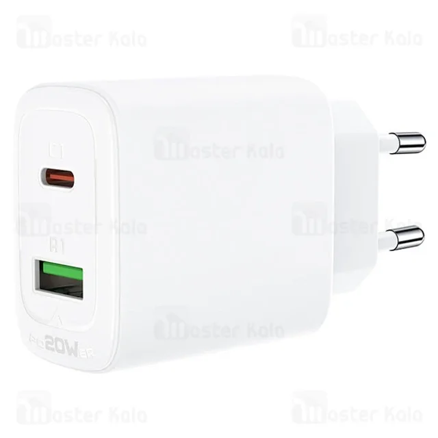 شارژر دیواری ایس فست ACEFAST A25 PD20W Fast Charger توان 20 وات - تصویر 3