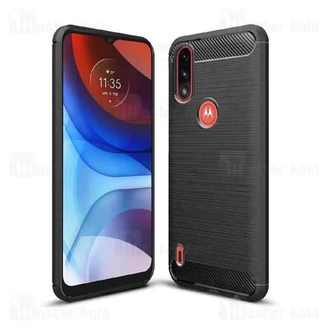 قاب فیبر کربنی موتورولا Motorola Moto E7i Power Rugged Armor Fiber Carbon - تصویر 8