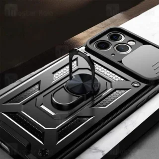 گارد محافظ ضد ضربه انگشتی آیفون Apple iPhone 11 Pro Max SHUNIJA Armor Case دارای محافظ - تصویر 2