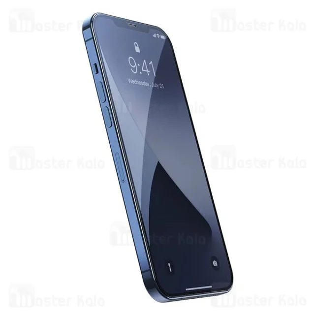 پک 2تایی محافظ صفحه شیشه ای تمام صفحه بیسوس آیفون Apple iPhone 12 Mini Baseus - تصویر 4