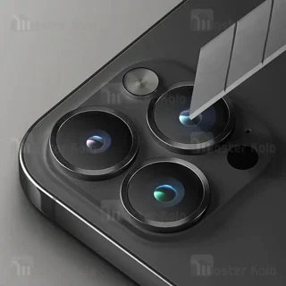 محافظ لنز فلزی دوربین مانکی Apple iPhone 16 Pro / 16 Pro Max Monkey Camera Lens - تصویر 6