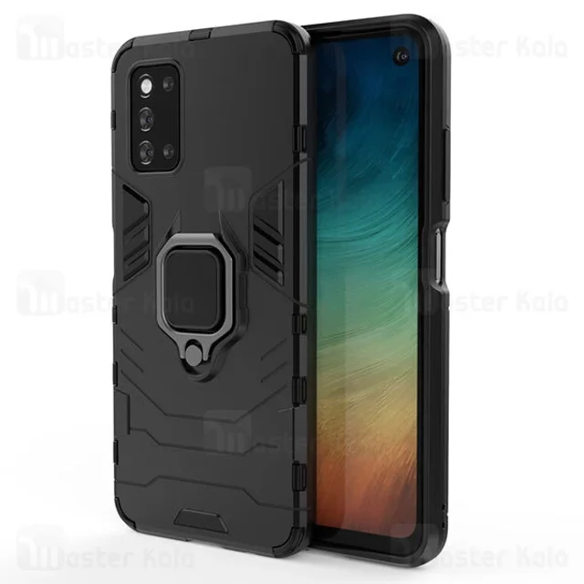 گارد ضد ضربه انگشتی سامسونگ Samsung Galaxy F52 5G Black Panther Keysion Shockproof Armor - تصویر 3