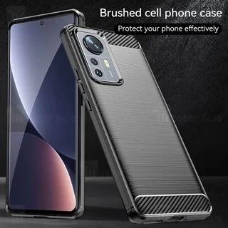 قاب فیبر کربنی شیائومی Xiaomi 12 / 12X / 12S Rugged Armor Fiber Carbon - تصویر 4