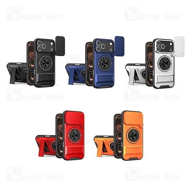 قاب ضد ضربه مگنتی Apple iPhone 17 Pro Max Magnetic Multifunctional Case دارای محافظ دوربین - تصویر 2
