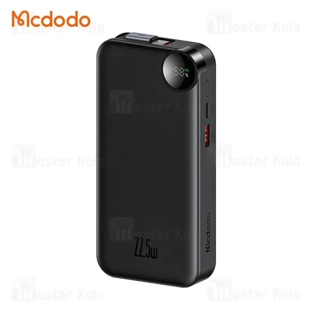 پاوربانک 10000 مک دودو Mcdodo Freego MC-3860 توان 22.5 وات همراه با کابل متصل - تصویر 2