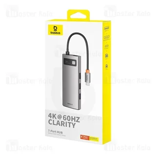 هاب 7 پورت بیسوس Baseus Metal Gleam B00030708811 توان 100 وات - تصویر 8