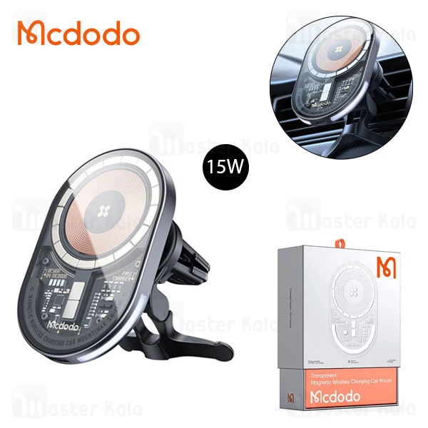 هولدر و شارژر وایرلس مگ سیف مک دودو Mcdodo CH-2340 توان 15 وات