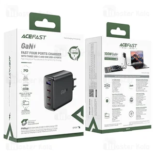 شارژر دیواری ایس فست ACEFAST A94 PD100W GaN Fast Charger توان 100 وات - تصویر 8