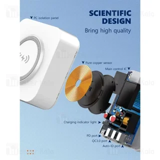 هاب شارژر 4 پورت و شارژر وایرلس الدینیو LDNIO AW004 توان 32 وات - تصویر 5