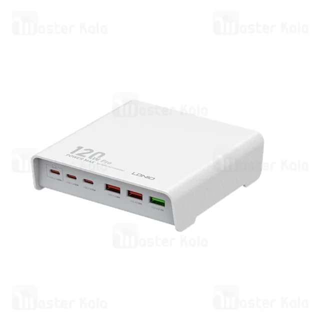 هاب شارژر 6 پورت الدینیو LDNIO Q605 توان 120 وات - تصویر 2