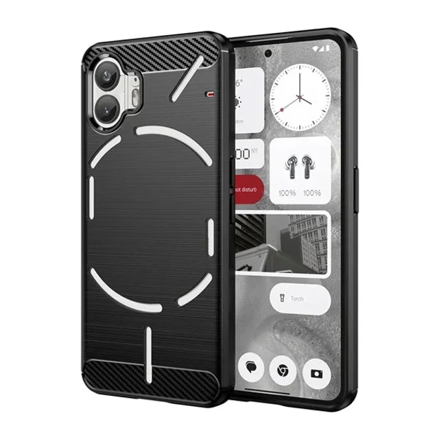 قاب فیبر کربنی ناتینگ Nothing Phone 2 Rugged Armor Fiber Carbon - تصویر 3