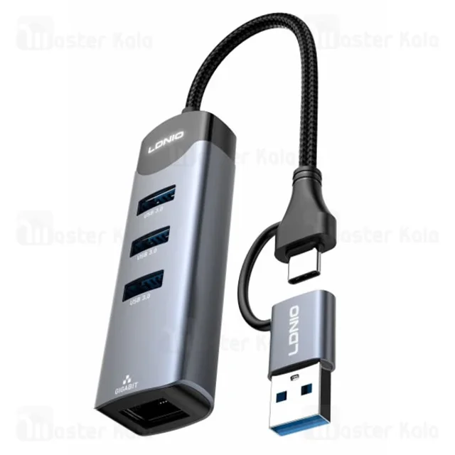هاب 4 پورت تایپ سی الدینیو LDNIO DS-144UC - تصویر 2