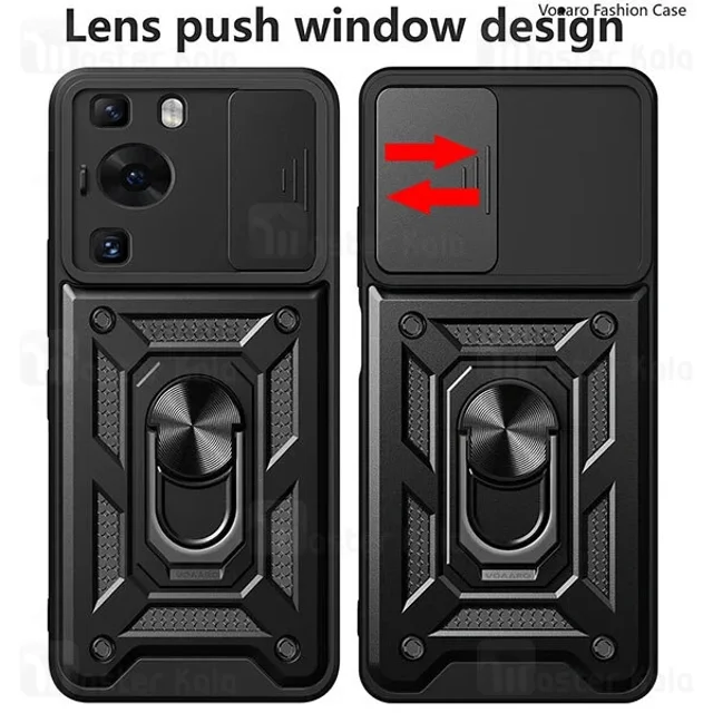 گارد محافظ ضد ضربه انگشتی Huawei P60 / P60 Pro SHUNIJA Case دارای محافظ دوربین - تصویر 5