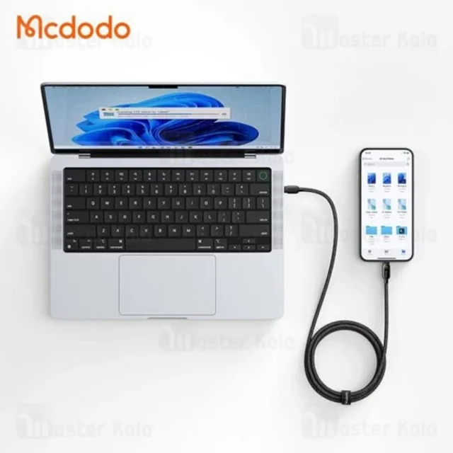 کابل Type-C به Type-C مک دودو Mcdodo CA-5620 طول 1.2 متر توان 100 وات - تصویر 4