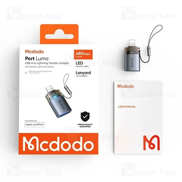 تبدیل OTG لایتنینگ به USB 2.0 مک دودو Mcdodo OT-7390 - تصویر 8