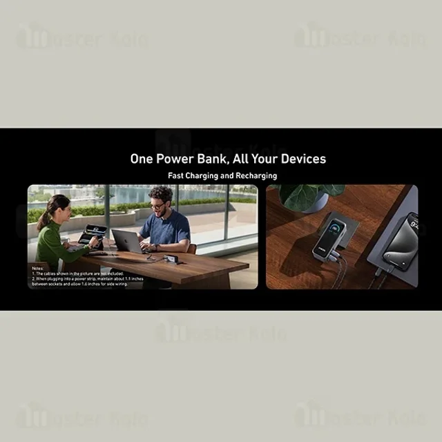 پاوربانک 9600 و شارژر دیواری انکر Anker A1339 Prime Power Bank توان 65 وات همراه با کابل - تصویر 5