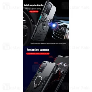 گارد ضد ضربه انگشتی Huawei Honor Play 4 KEYSION ShockProof Armor Ring - تصویر 3