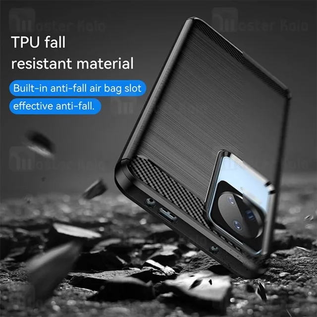 قاب فیبر کربنی شیائومی Xiaomi Redmi K50 / K50 Pro Rugged Armor Fiber Carbon - تصویر 6
