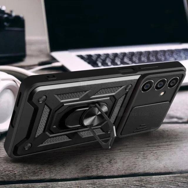گارد محافظ ضد ضربه انگشتی Samsung Galaxy S23 FE SHUNIJA Case دارای محافظ دوربین - تصویر 3