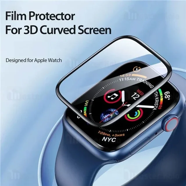 محافظ صفحه اپل واچ Apple Watch series 8 41mm PMMA TPU Screen Protector - تصویر 2