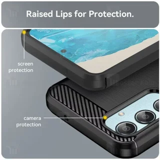 قاب فیبر کربنی سامسونگ Samsung Galaxy A16 / A16 5G Rugged Armor Fiber Carbon - تصویر 4