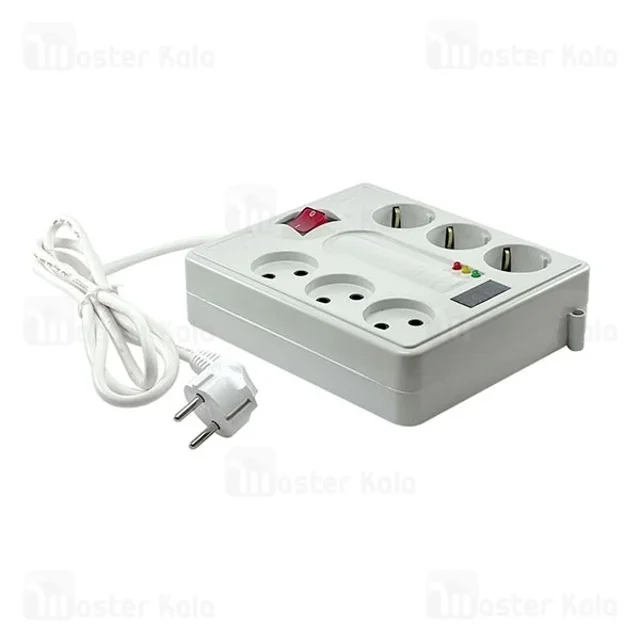چند راهی و محافظ برق پارت الکتریک Part Electric PE2160 طول 5 متر - تصویر 2