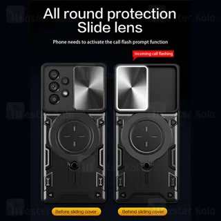 قاب ضد ضربه مگنتی Samsung Galaxy A53 Magnetic Support Case دارای محافظ دوربین - تصویر 2