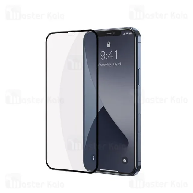 پک 2تایی محافظ صفحه شیشه ای تمام صفحه بیسوس آیفون Apple iPhone 12 Mini Baseus - تصویر 4