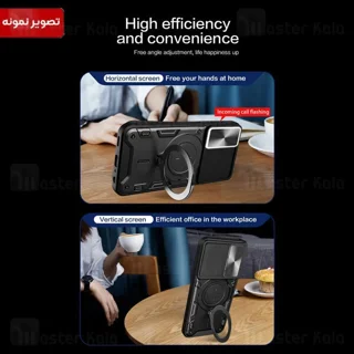 قاب ضد ضربه مگنتی Realme 11 5G China Magnetic Support Case دارای محافظ دوربین - تصویر 8