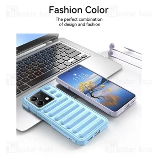 قاب پافر ضد ضربه شیائومی Xiaomi Poco X6 5G TPU Capsule Shockproof - تصویر 3