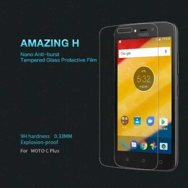 محافظ صفحه نمایش شیشه ای نیلکین موتورولا Nillkin H Glass Motorolla Moto C Plus - تصویر 2