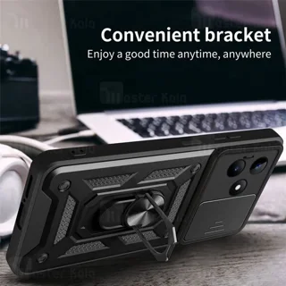 گارد محافظ ضد ضربه انگشتی Realme C51 SHUNIJA Case دارای محافظ دوربین - تصویر 6