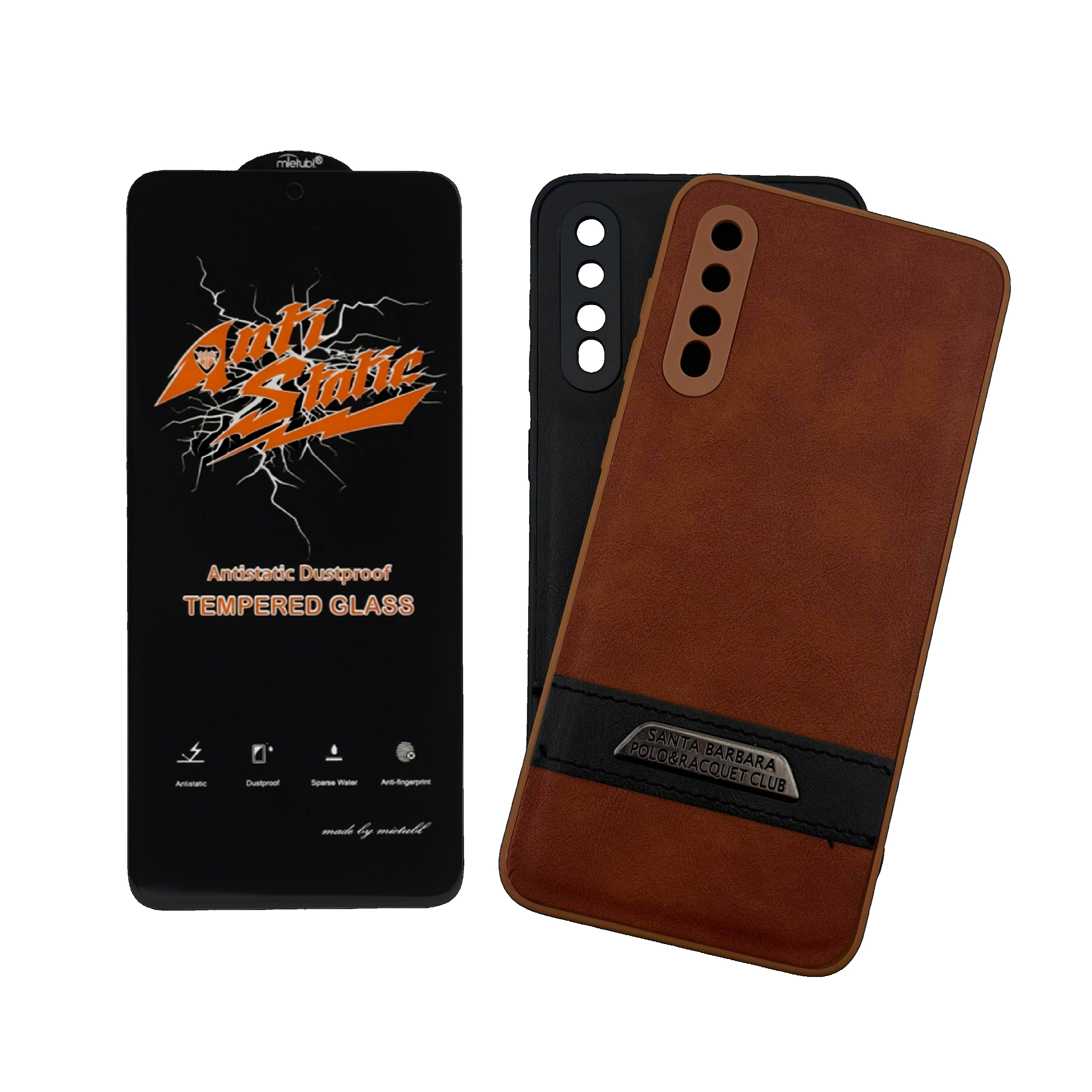 قاب چرمی سامسونگ گلکسی A50 به همراه گلس رایگان