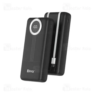 پاوربانک 20000 بیوا Biva BP-040 توان 22.5 وات با کابل متصل - تصویر 2
