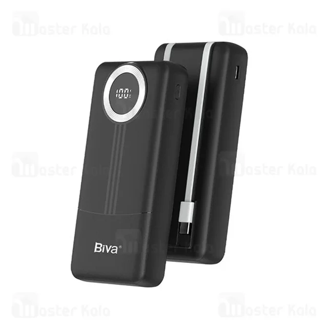 پاوربانک 20000 بیوا Biva BP-040 توان 22.5 وات با کابل متصل - تصویر 2